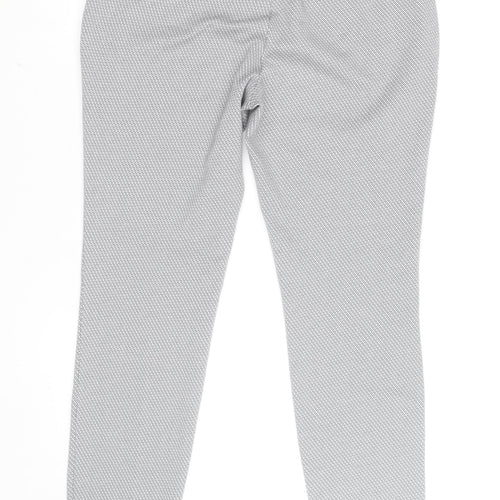 Street One Men's Grey Slim Fit Chino Trousers Size M
