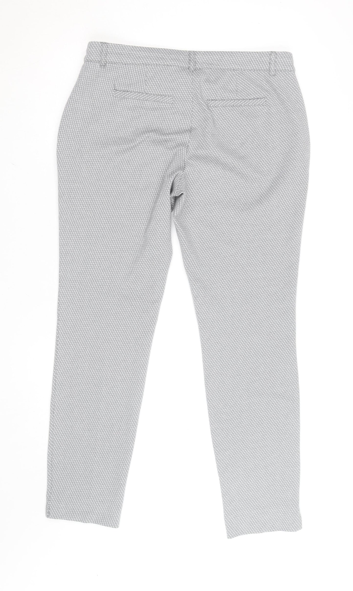 Street One Men's Grey Slim Fit Chino Trousers Size M
