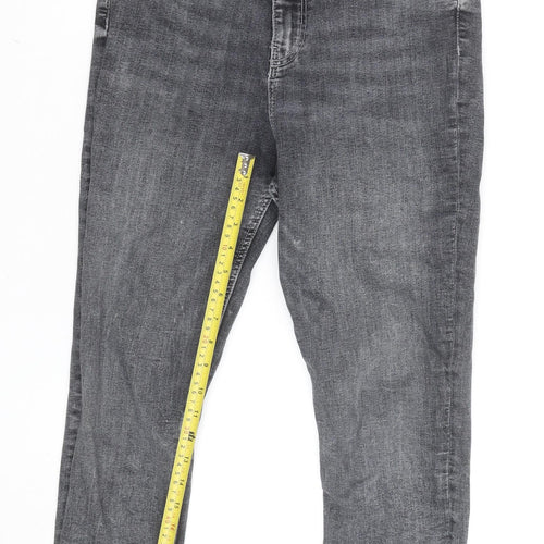 ZARA Women's Grey High Rise Skinny Jeans Size 12