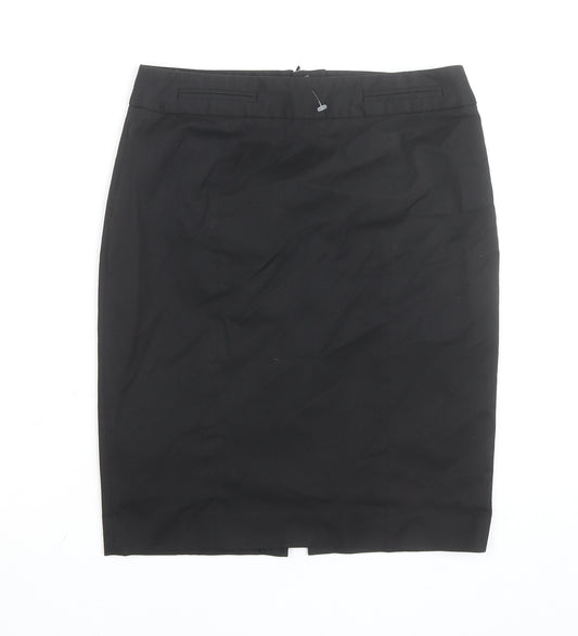 Warehouse Women’s Black Size 10 Knee Length Pencil Skirt