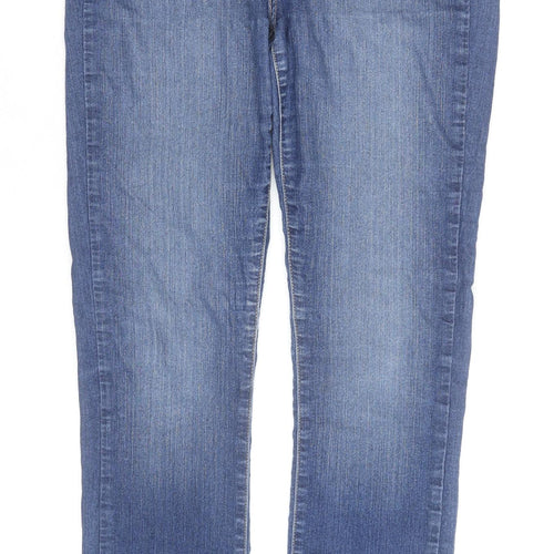 Paige Women's Blue Skyline Straight Jeans Size 30 Regular Denim