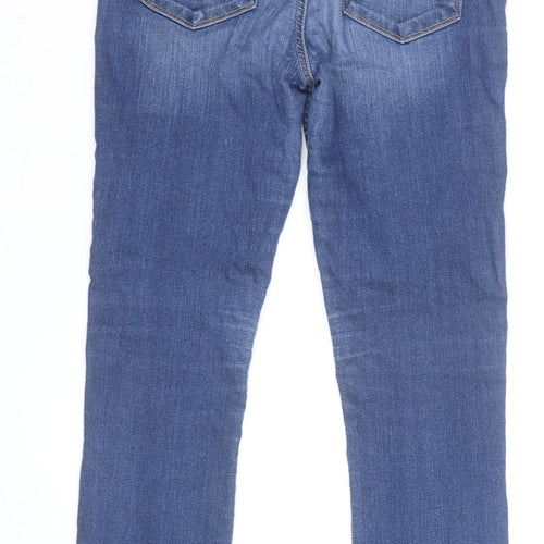 Paige Women's Blue Skyline Straight Jeans Size 30 Regular Denim