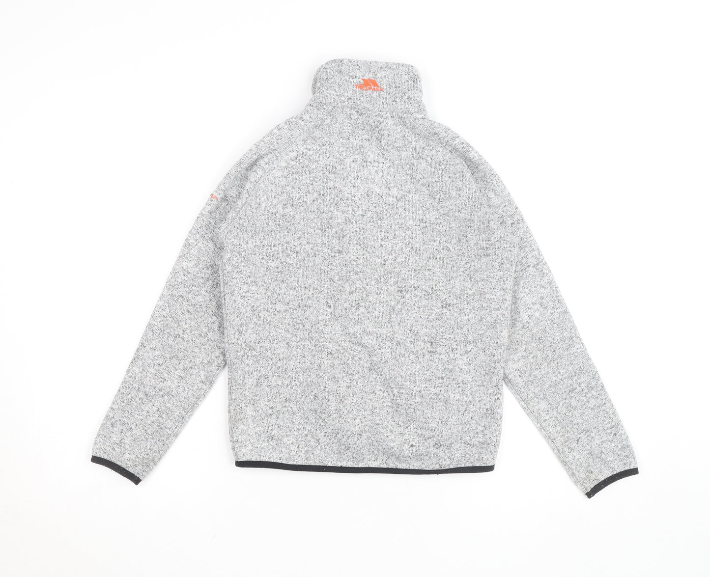Trespass Boys Grey Full Zip Fleece Jacket Size 9-10 Years Outdoor