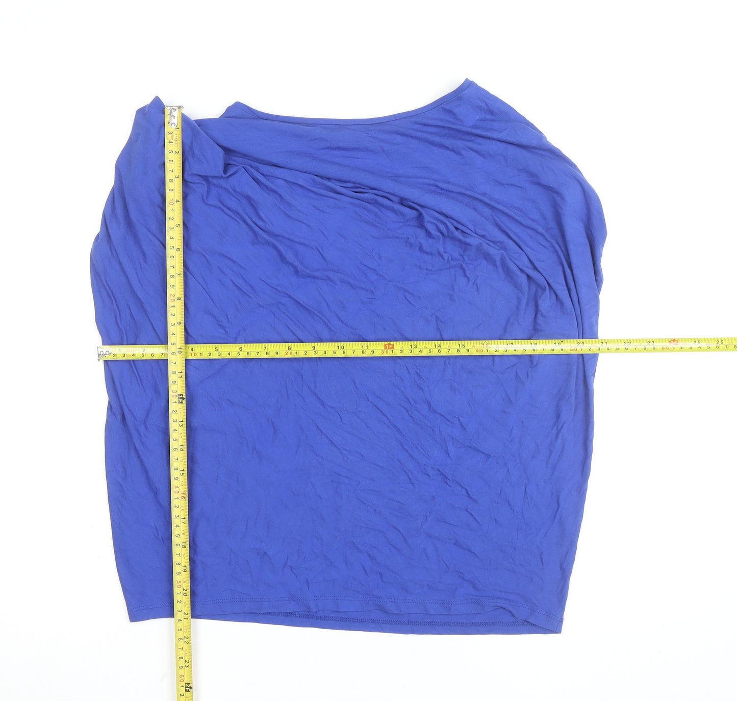 Gallery Women's Blue Sleeveless Jersey T-Shirt Size M