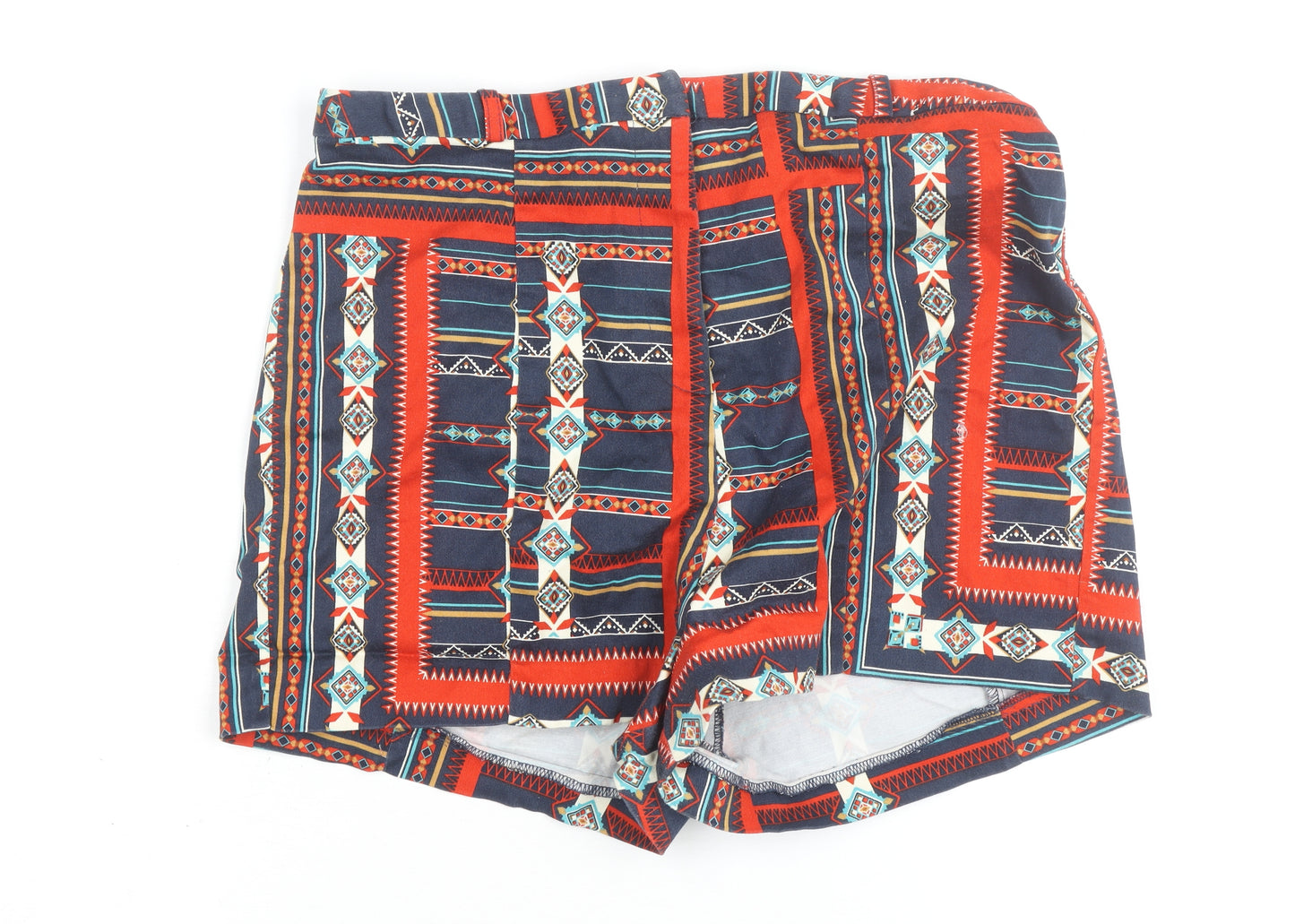 River Island Women’s Multicoloured Size 14 Paperbag Shorts