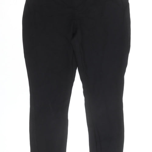 J.Crew Mercantile Womens Black Size 12 Skinny Stretch Trousers