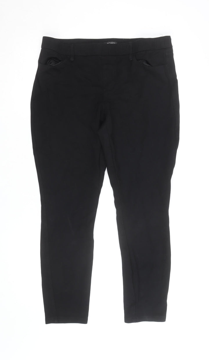 J.Crew Mercantile Womens Black Size 12 Skinny Stretch Trousers