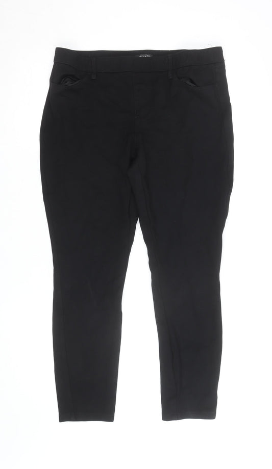 J.Crew Mercantile Womens Black Size 12 Skinny Stretch Trousers