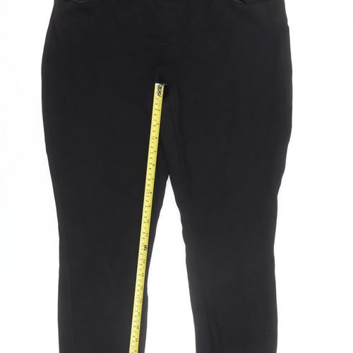 J.Crew Mercantile Womens Black Size 12 Skinny Stretch Trousers