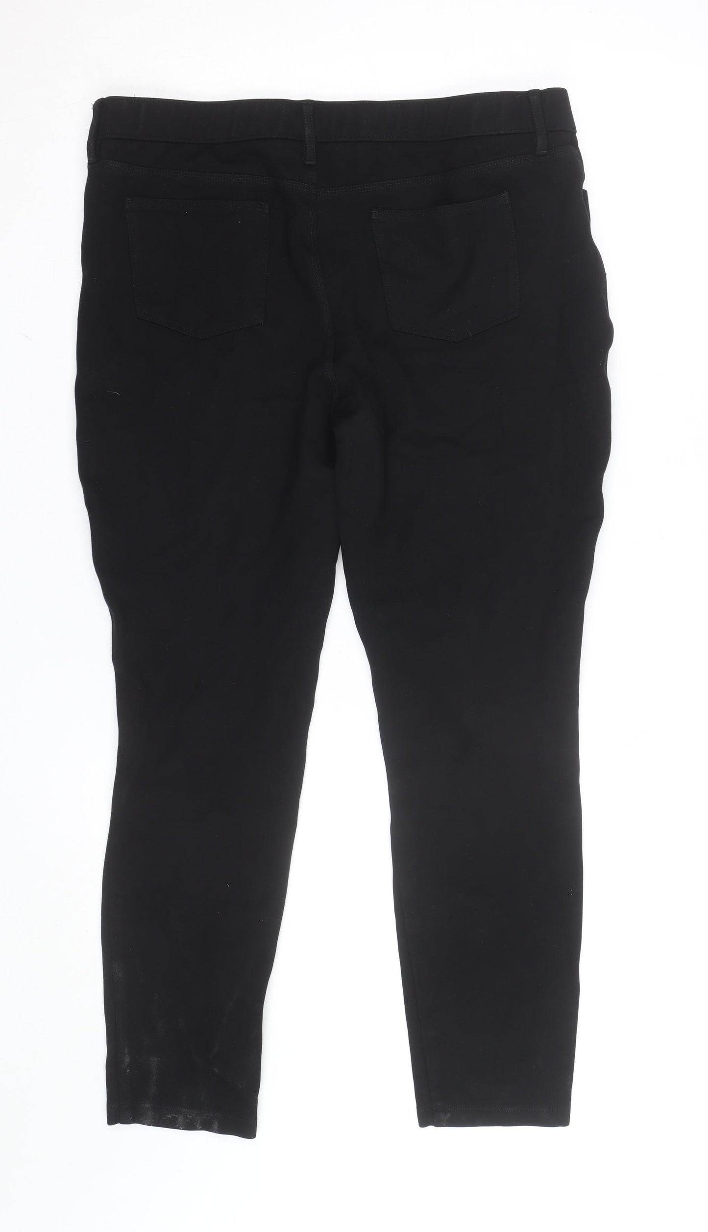J.Crew Mercantile Womens Black Size 12 Skinny Stretch Trousers