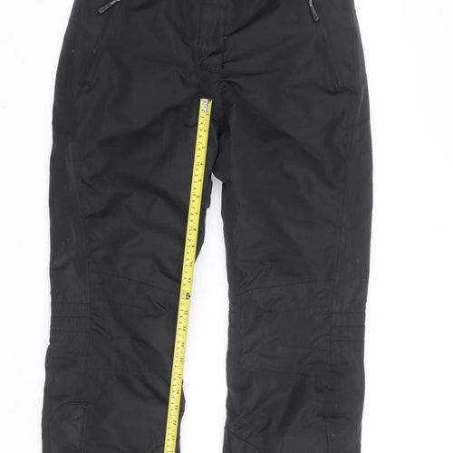 Crivit Pro Men's Black L Snow Pants Waterproof Insulated Winter Trousers