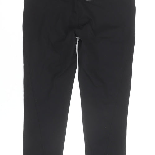Fransa Women's Black Slim Fit Stretch Trousers Size S