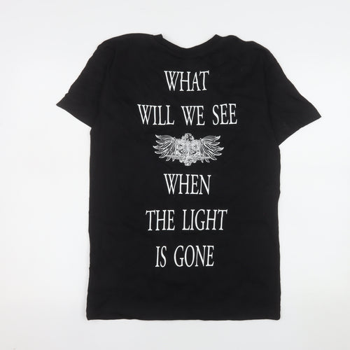 Carton Merchandising Men's Black S Band Graphic T-Shirt