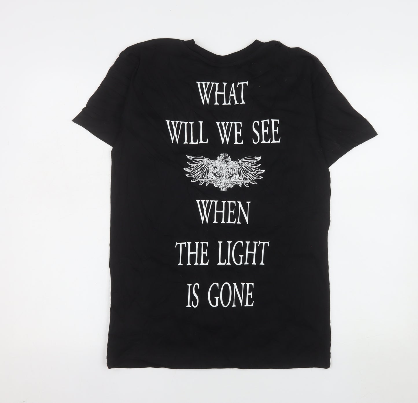 Carton Merchandising Men's Black S Band Graphic T-Shirt