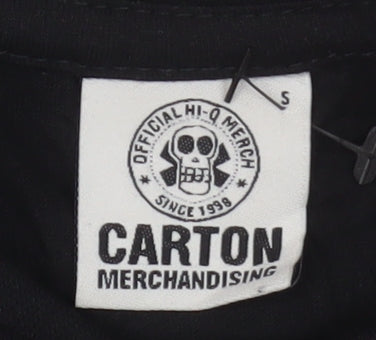 Carton Merchandising Men's Black S Band Graphic T-Shirt