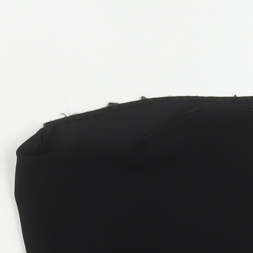 Topshop Women Black Size 12 Short Sleeve Blazer Jacket