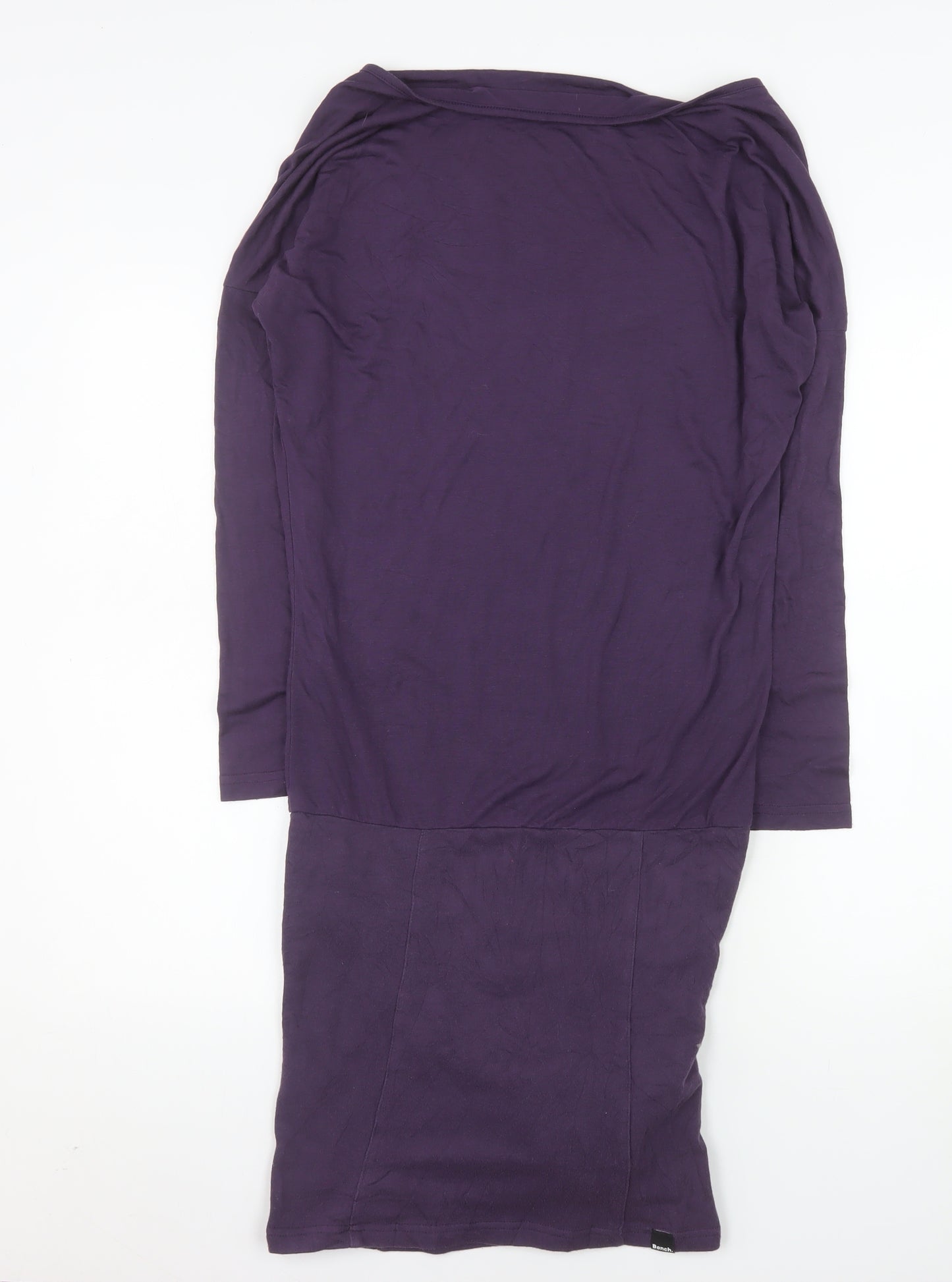 Bench Women's Purple XS Long Sleeve Shift Dress