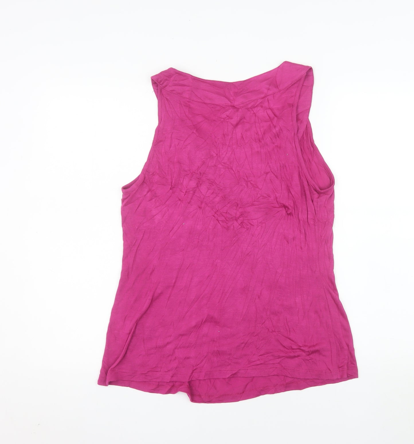 Kaliko Womens Pink Sleeveless Modal Tunic Blouse Size 16