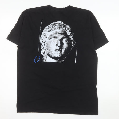 Michelangelo Statue of David Print Cotton T-Shirt UK16 Casual Crew Neck