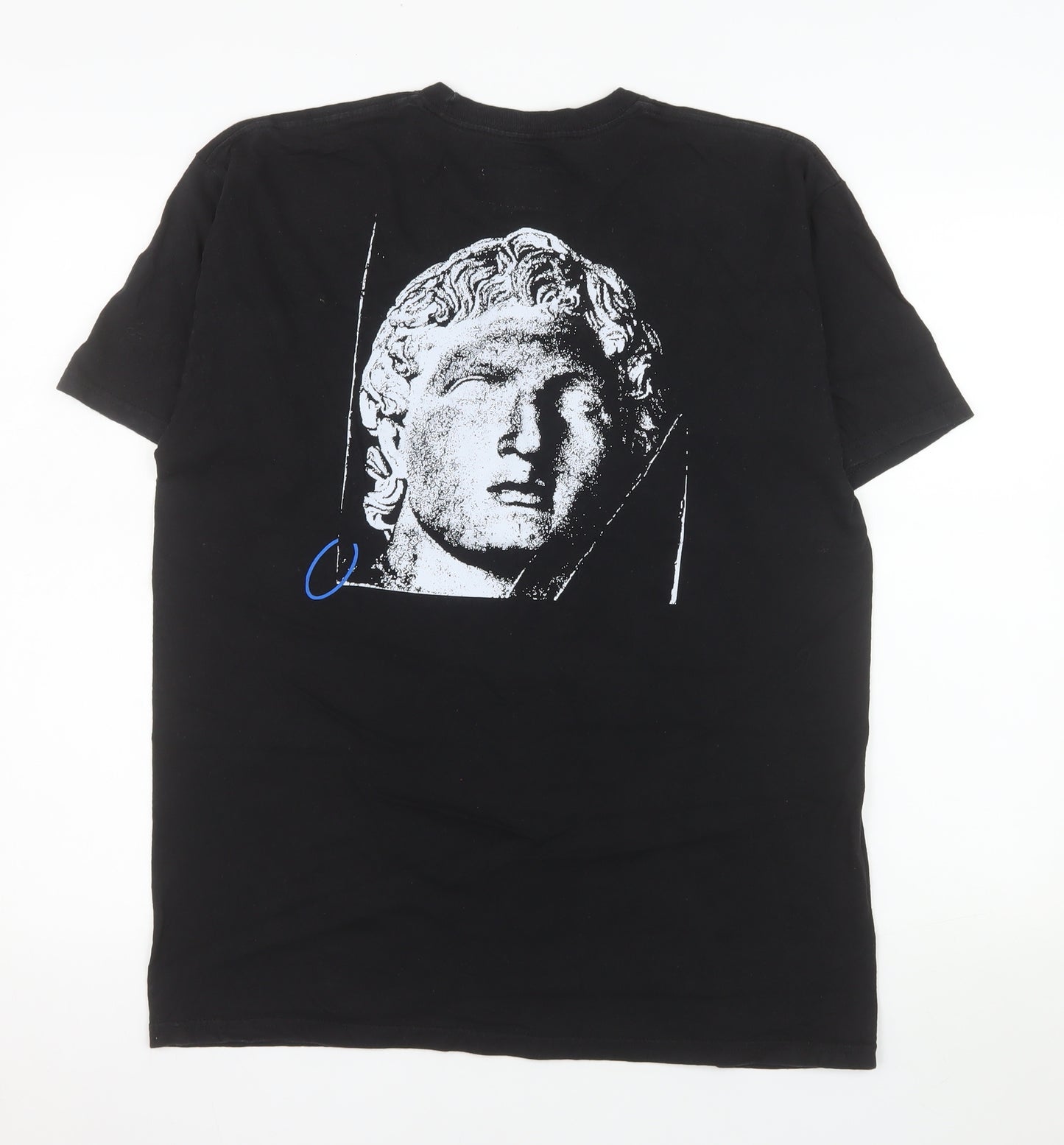 Michelangelo Statue of David Print Cotton T-Shirt UK16 Casual Crew Neck