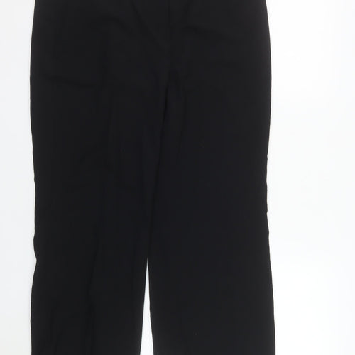 Marks and Spencer Women's Black Size 14 Short Stretch Trousers