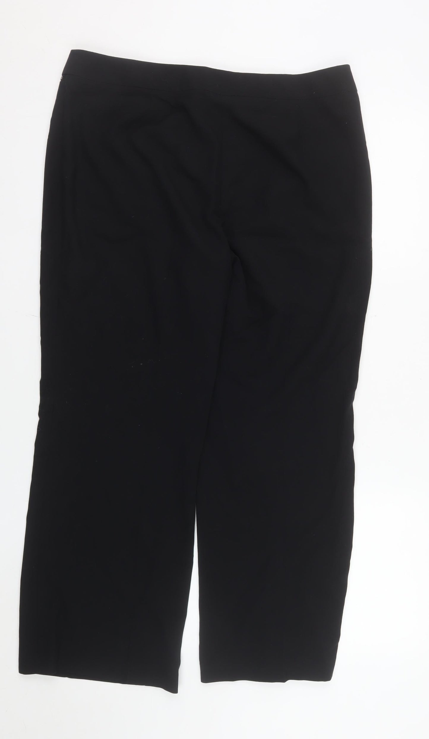Marks and Spencer Women's Black Size 14 Short Stretch Trousers