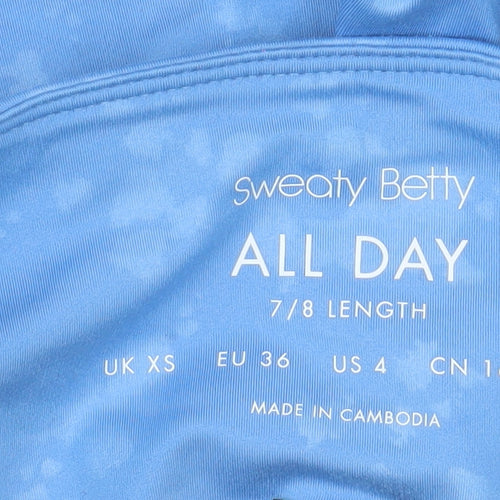 Sweaty Betty Womens Blue XS 7/8 Length All Day Leggings