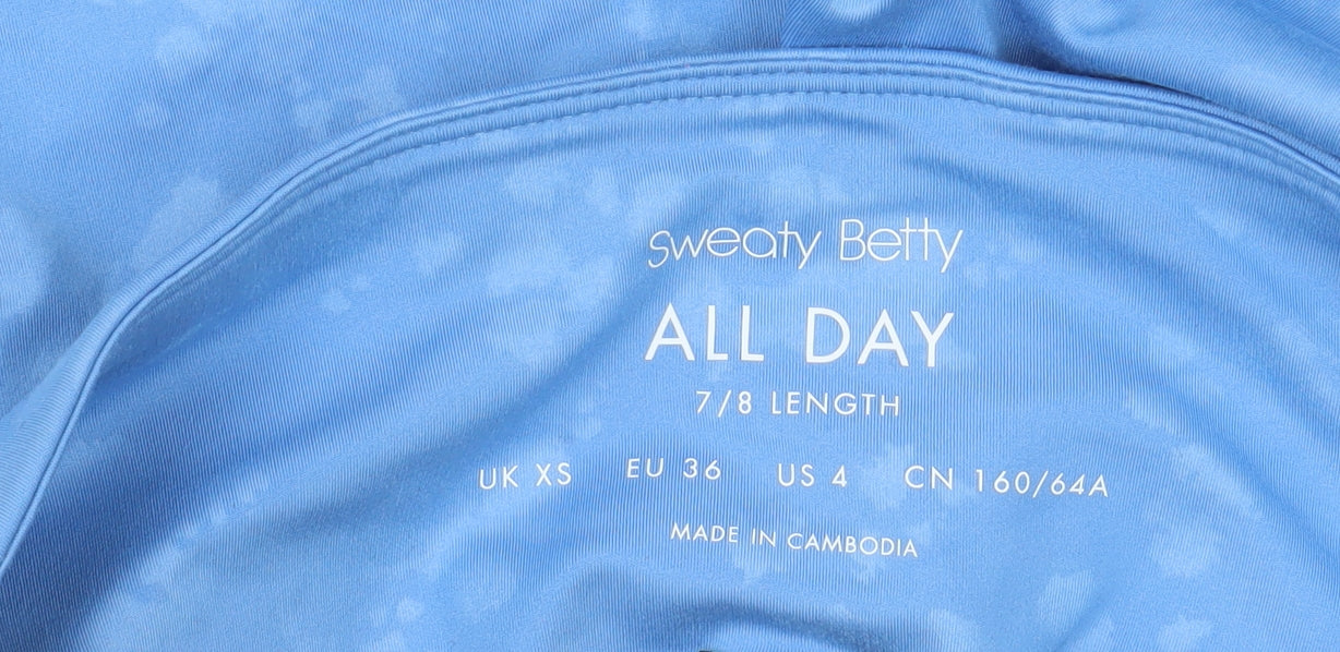 Sweaty Betty Womens Blue XS 7/8 Length All Day Leggings