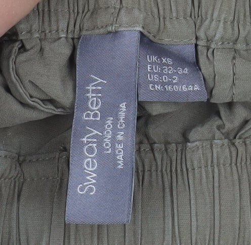 Sweaty Betty Women’s Khaki Cargo Trousers XS Jogger Style