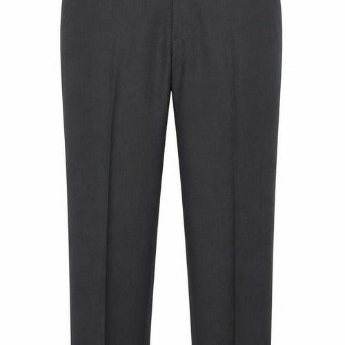 Marks and Spencer Men's Grey Regular Fit Dress Trousers 36W 29L