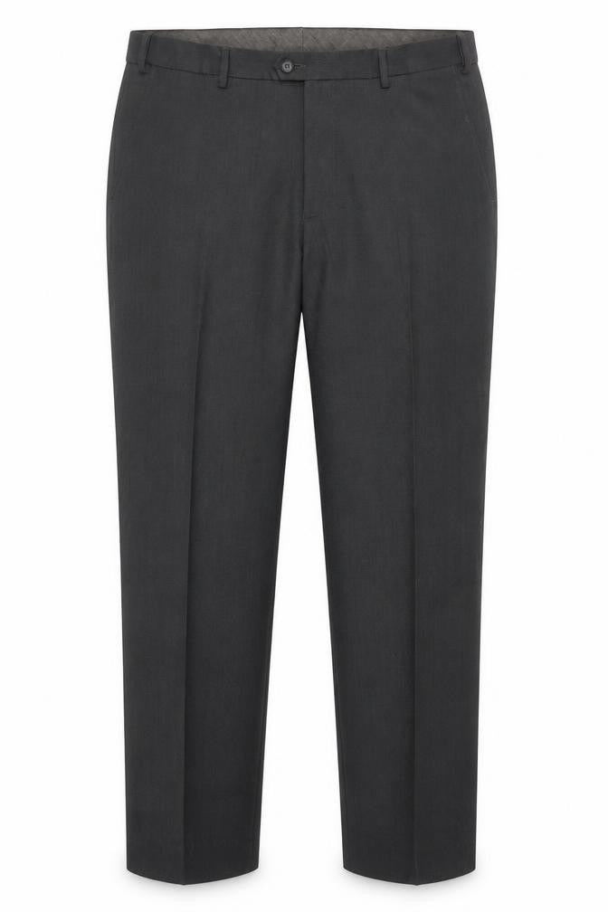 Marks and Spencer Men's Grey Regular Fit Dress Trousers 36W 29L