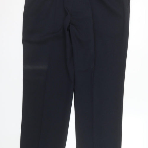 Greenwoods Men's Black Regular Fit Dress Trousers 36in Waist
