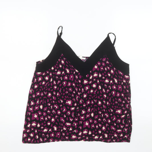 The Gail Collection Womens Multicoloured Camisole Top Size 16