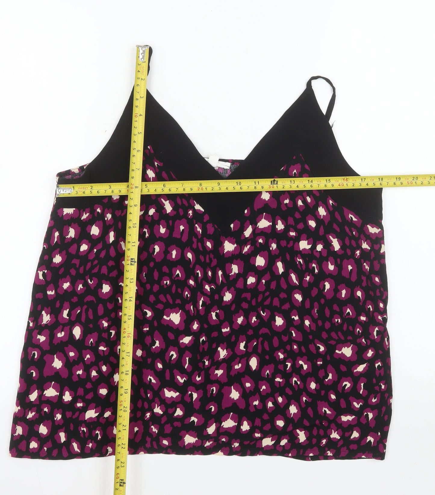 The Gail Collection Womens Multicoloured Camisole Top Size 16