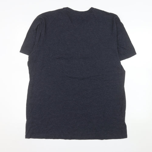47 Brand Men's Navy Blue 2XL Patriotic Graphic Crew Neck T-Shirt