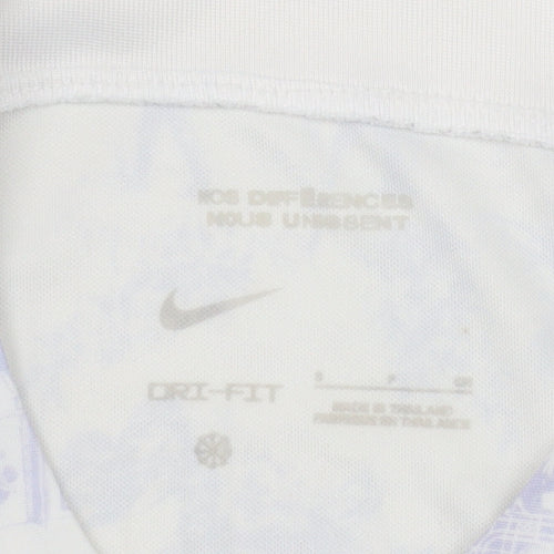 Nike Men's France FFF White Dri-Fit Short Sleeve Football T-Shirt Size S