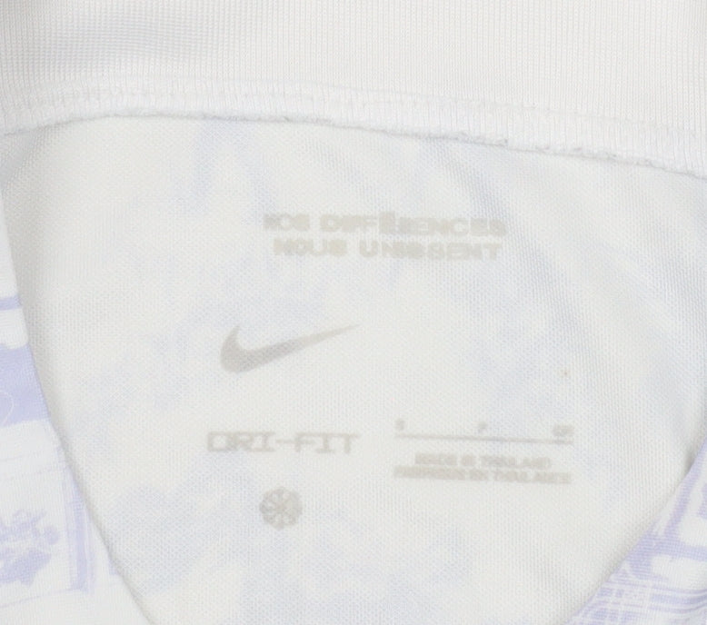 Nike Men's France FFF White Dri-Fit Short Sleeve Football T-Shirt Size S