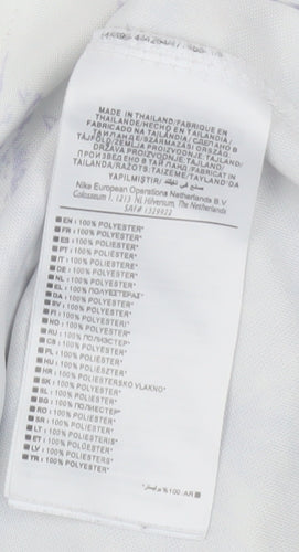 Nike Men's France FFF White Dri-Fit Short Sleeve Football T-Shirt Size S