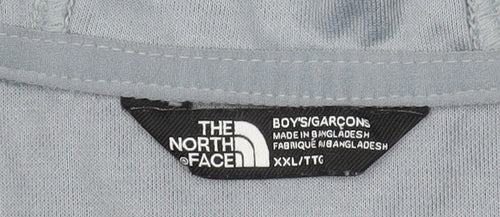 The North Face Boys Grey 2XL Pullover Logo Hoodie