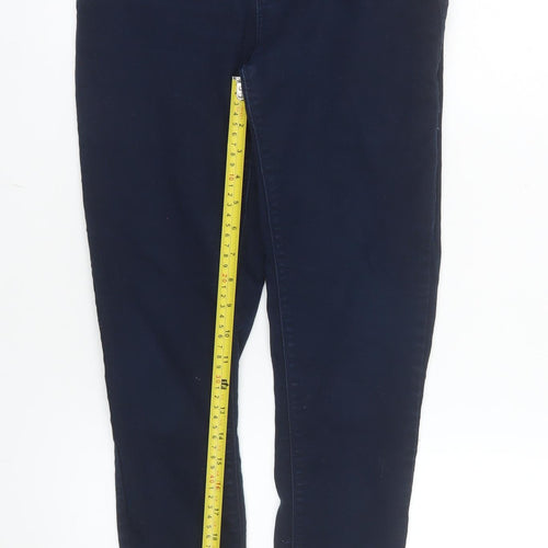Dunnes Stores Women’s Blue Skinny Jeans Size 10 Mid Rise Stretch Denim
