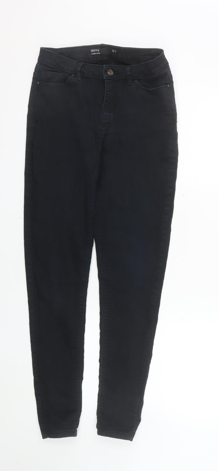 Dunnes Stores Women’s Black Skinny Jeans Size 10 Slim Fit Stretch Denim