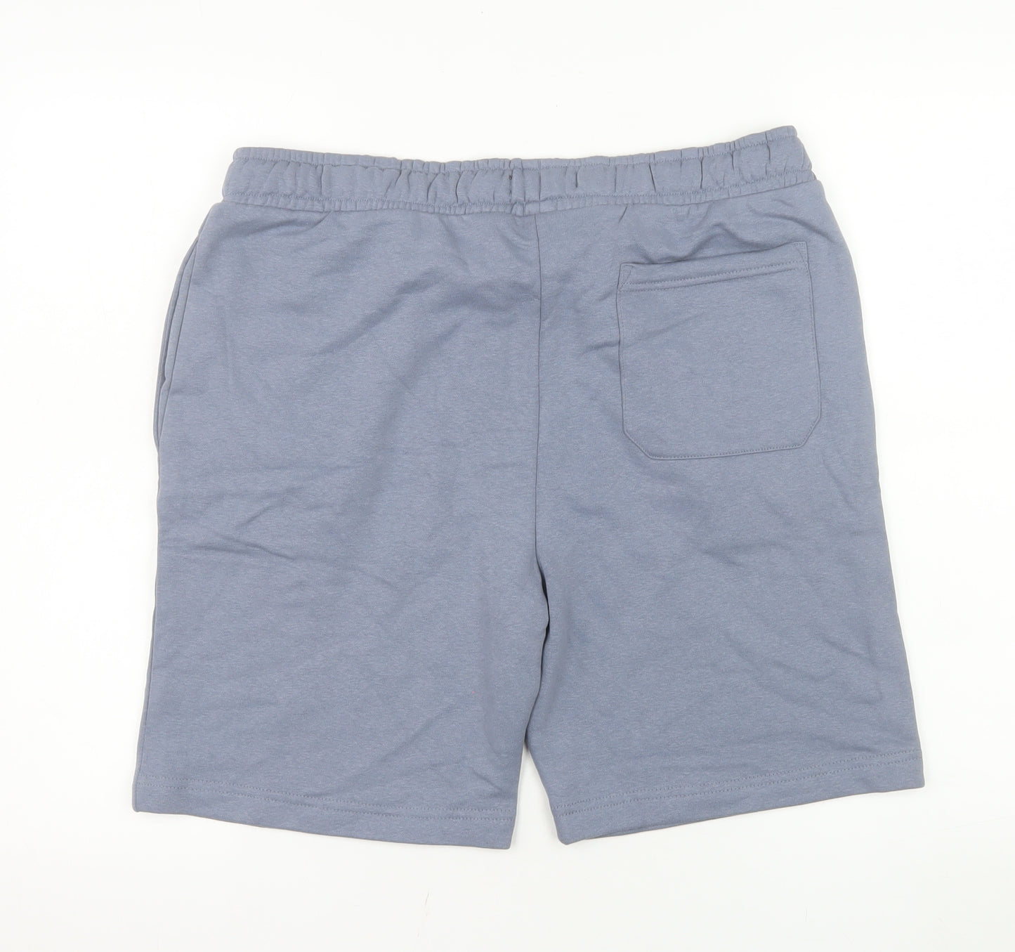 French Connection Men's Blue Sweat Shorts M Casual Cotton Blend