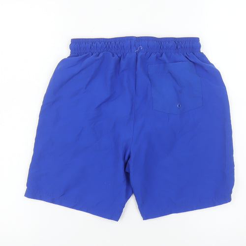 F&F Boys Blue Athletic Swim Shorts 11-12 Years Quick Dry Polyester