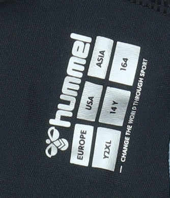 Hummel Boys Black Southampton FC Football Jersey Shirt 14 Years