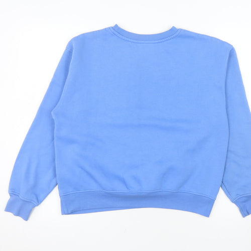 Dunnes Stores Women's Blue Small Crew Neck Manhattan New York Sweatshirt