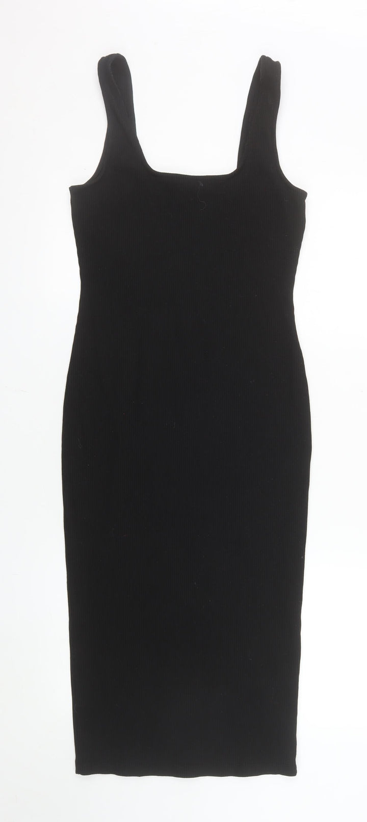 F&F Women Black Size 10 Bodycon Midi Sleeveless Dress