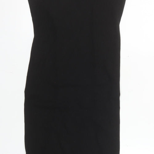 F&F Women Black Size 10 Bodycon Midi Sleeveless Dress