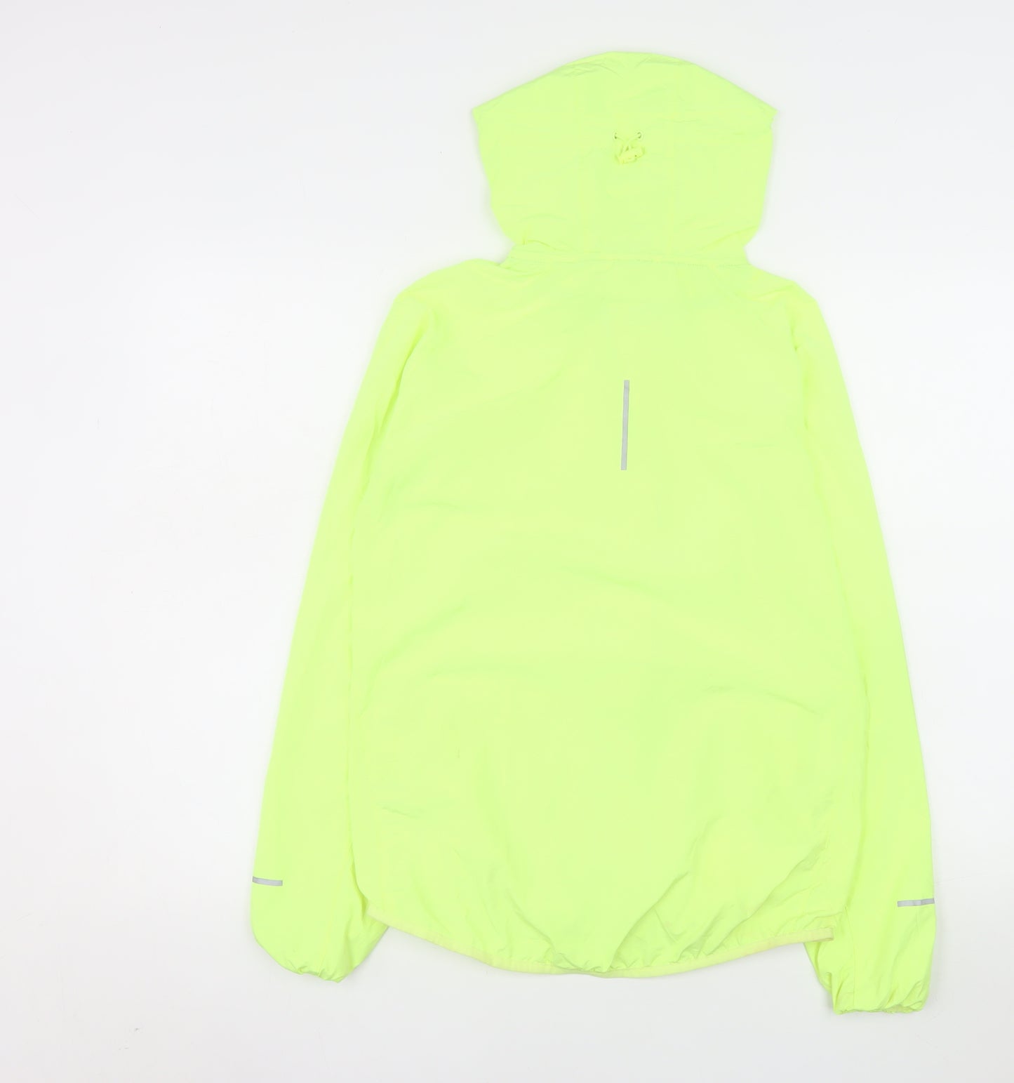 Atmosphere Women’s Yellow Hooded Windbreaker Jacket Size 10