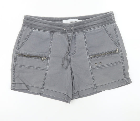 Sonoma Goods For Life Women's Grey Cargo Shorts Size 12
