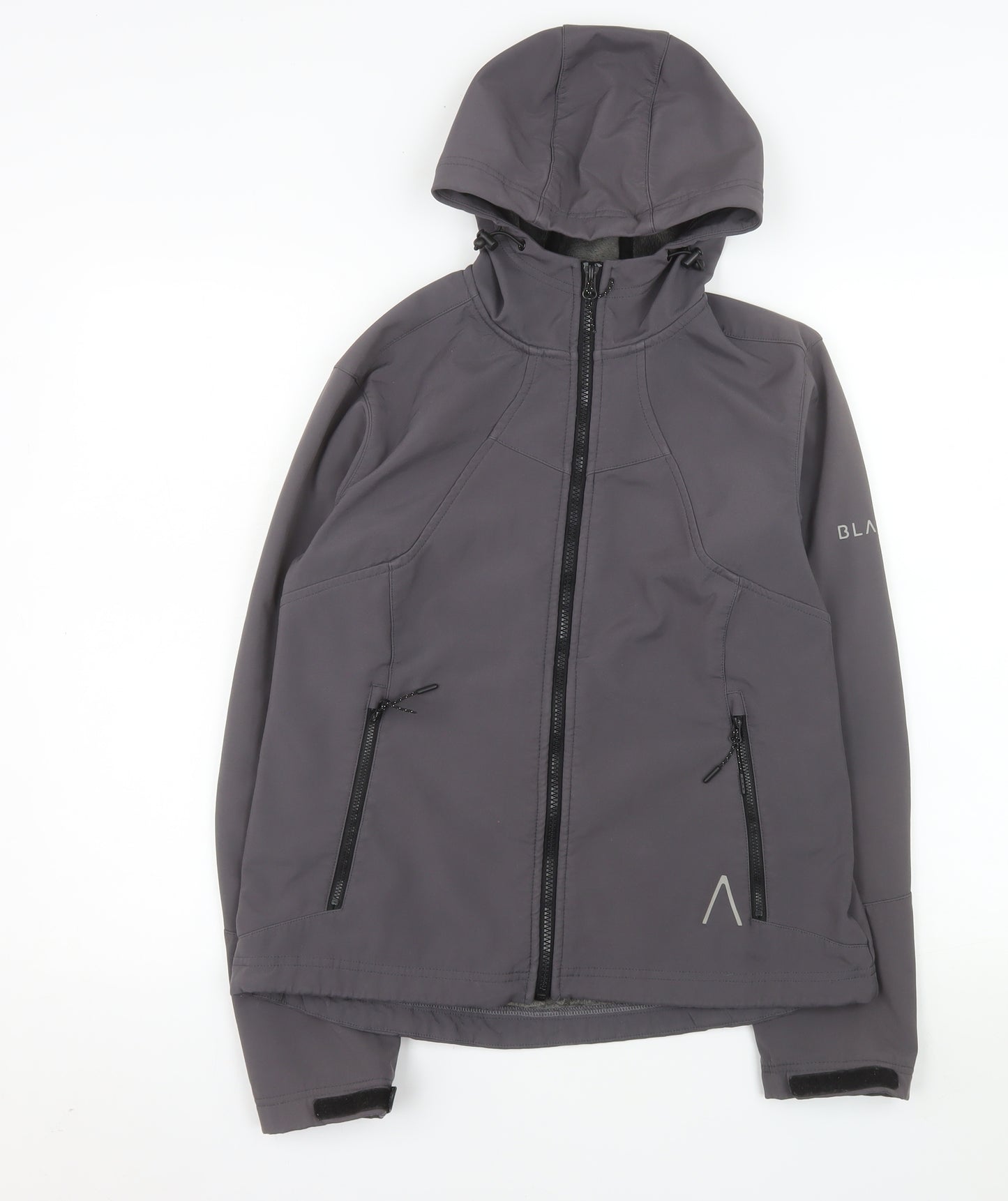 Black by Dublin Men’s Grey Softshell Hooded Jacket Size M